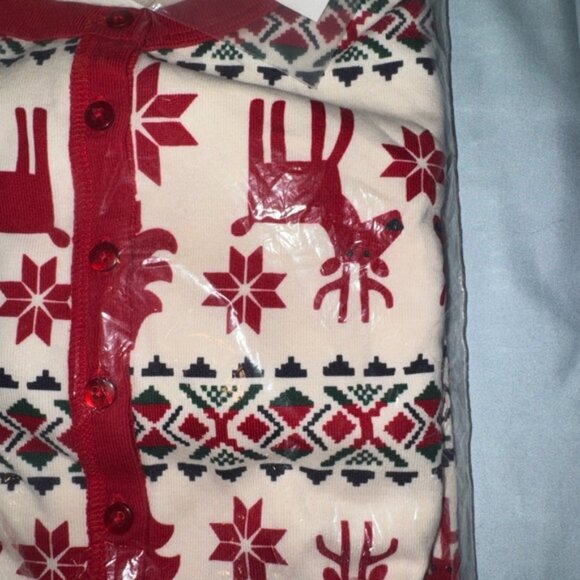 Hanna Andersson Festive Red and White nightgown - Picture 4 of 6